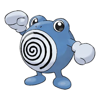 official artwork of poliwhirl